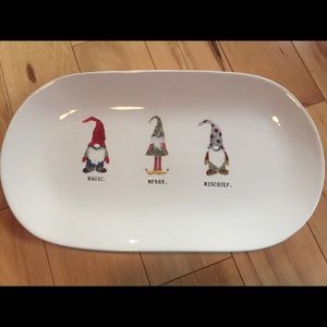 Rae Dunn gnome platter